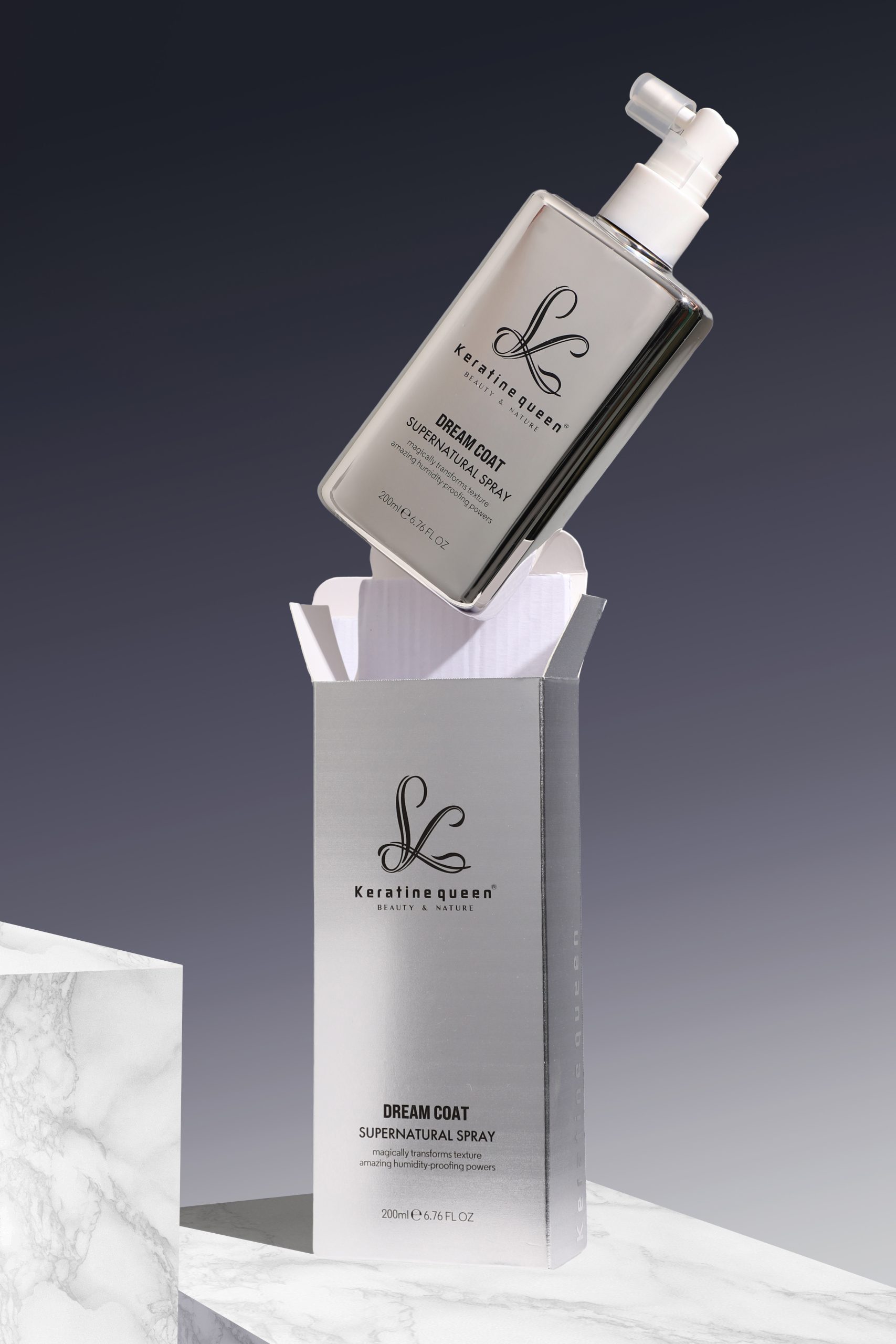 Keratine queen 200ml Protein Brazilian Keratin Care Hair Repair Spray - Image 2