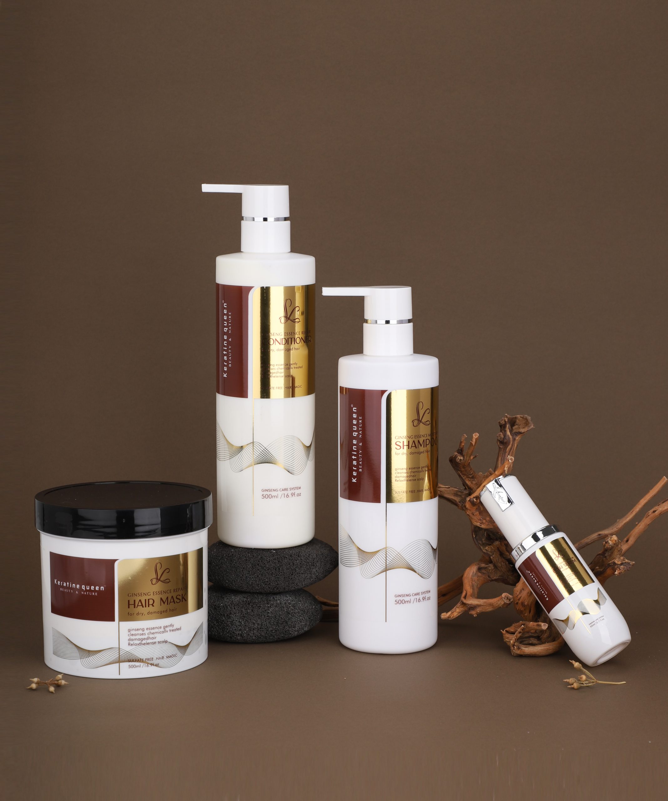 Keratine queen 500ml Collagen Hair Care Set - Image 2