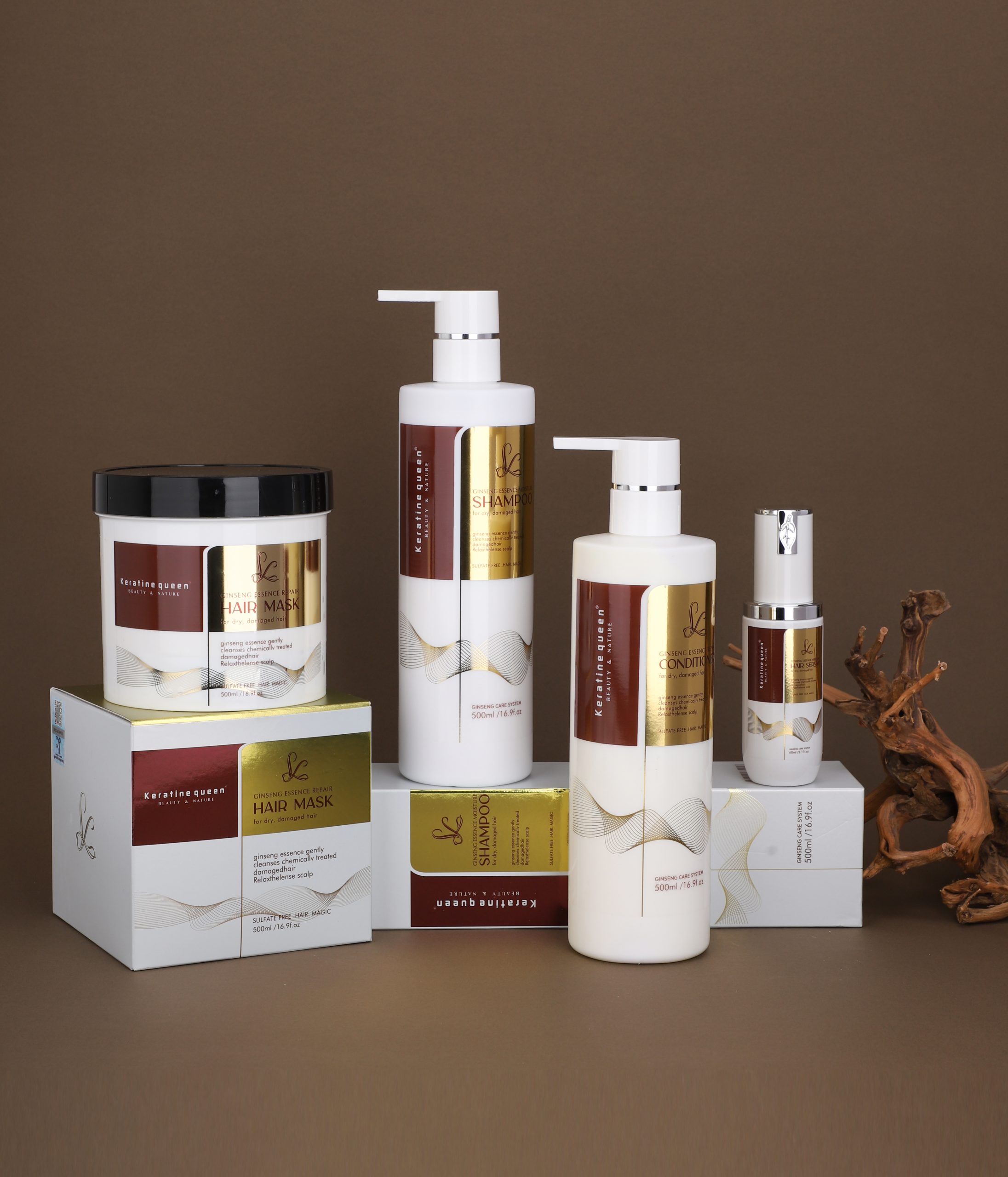 Keratine queen 500ml Collagen Hair Care Set