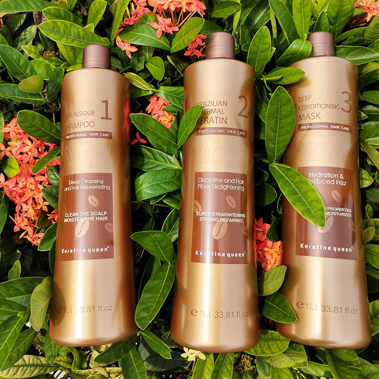 Keratine queen E Series Professional Salon Brazil Keratin Treatment Hair Care Set - Image 4