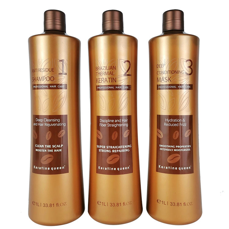 Keratine queen E Series Professional Salon Brazil Keratin Treatment Hair Care Set