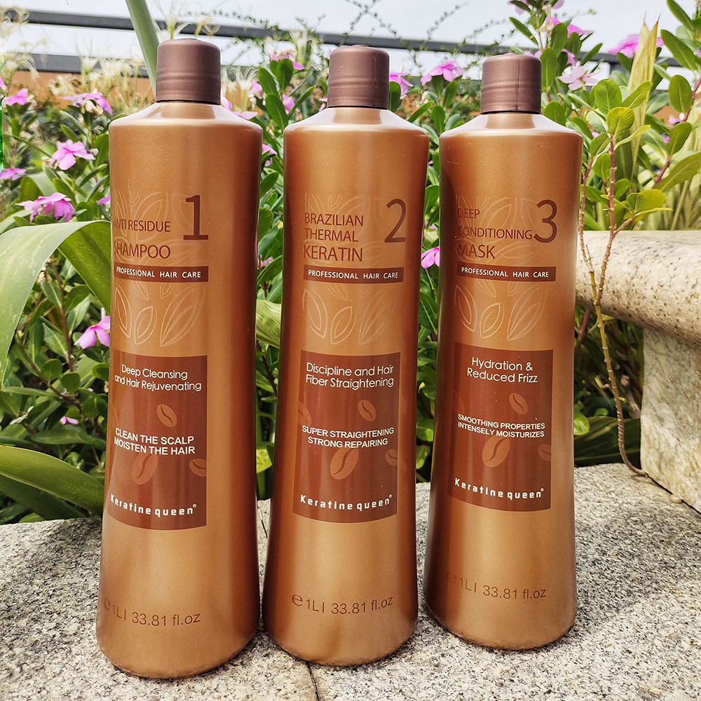 Keratine queen E Series Professional Salon Brazil Keratin Treatment Hair Care Set - Image 3