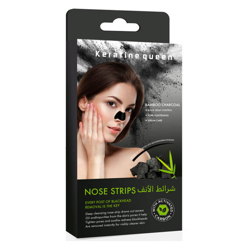 Keratine queen Deep Cleansing Pore Oil Control Blackhead Remover Nose Strips - Image 3