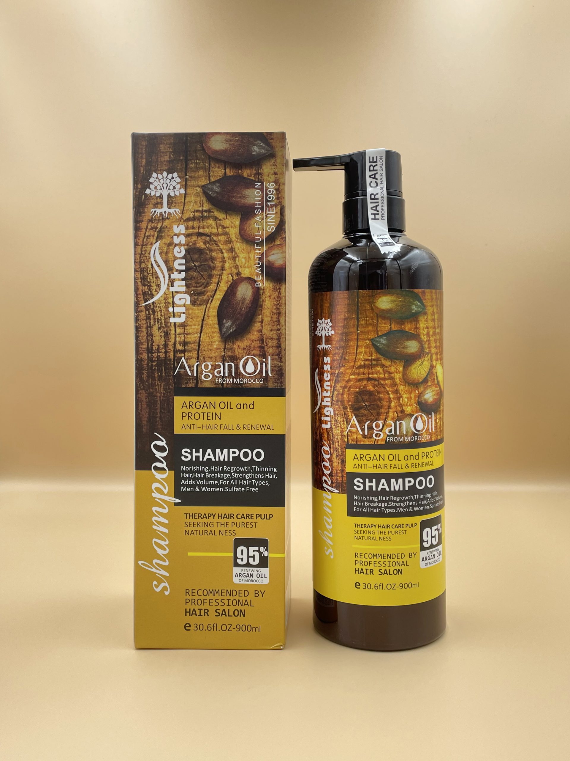 Lightness Argan Oil Protein Keratin Treatment Hair Care Set - Image 2