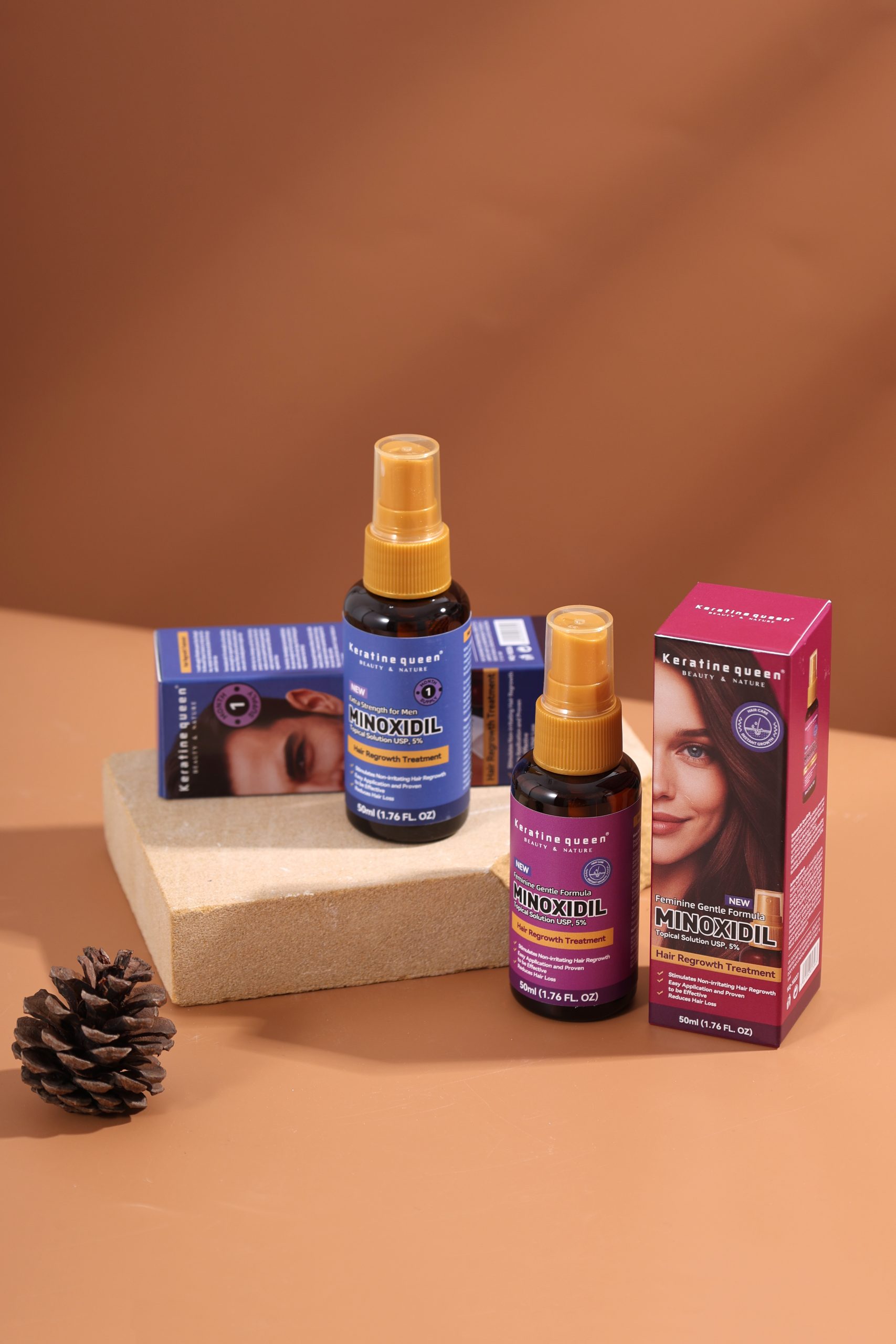 Keratine queen MINOXIDIL Hair Regrowth Treatment - Image 2