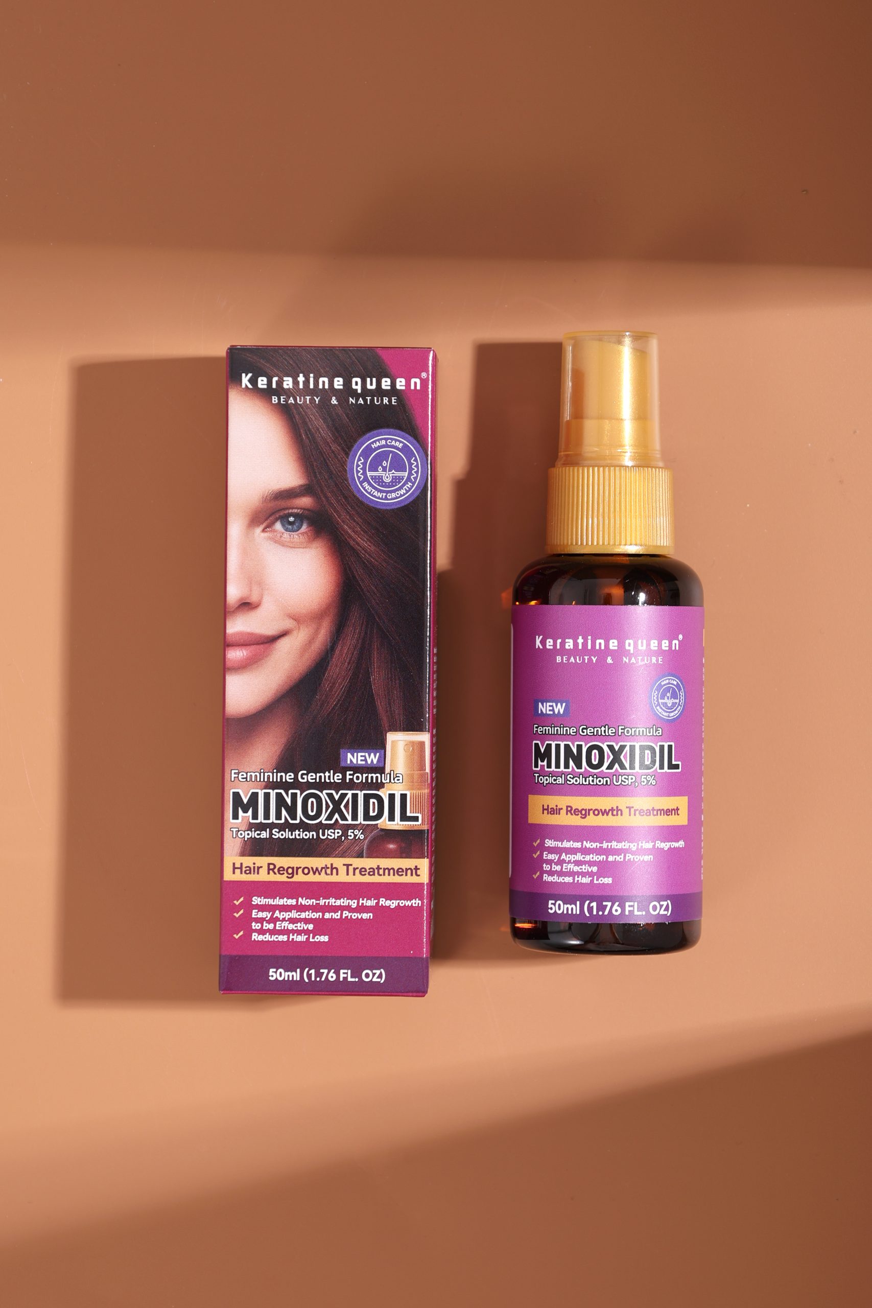 Keratine queen MINOXIDIL Hair Regrowth Treatment - Image 3