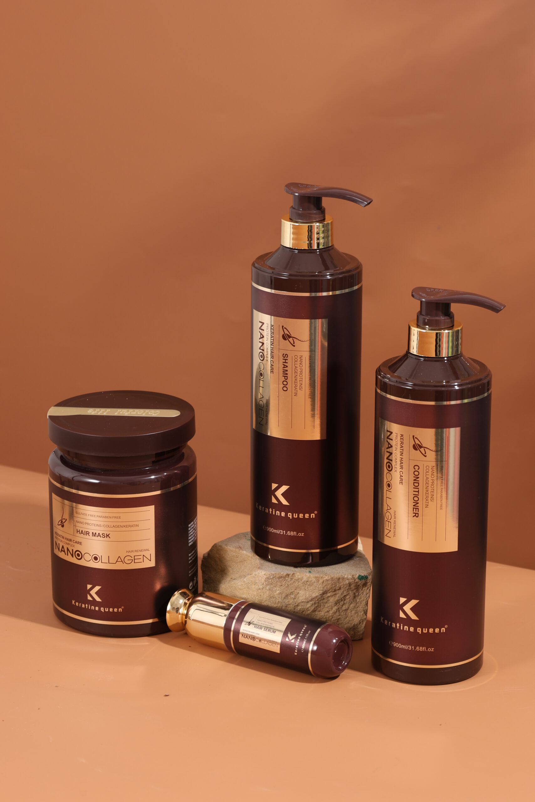 Keratine queen Nano Proteins Collagen Keratin Treatment Hair Care Set - Image 6