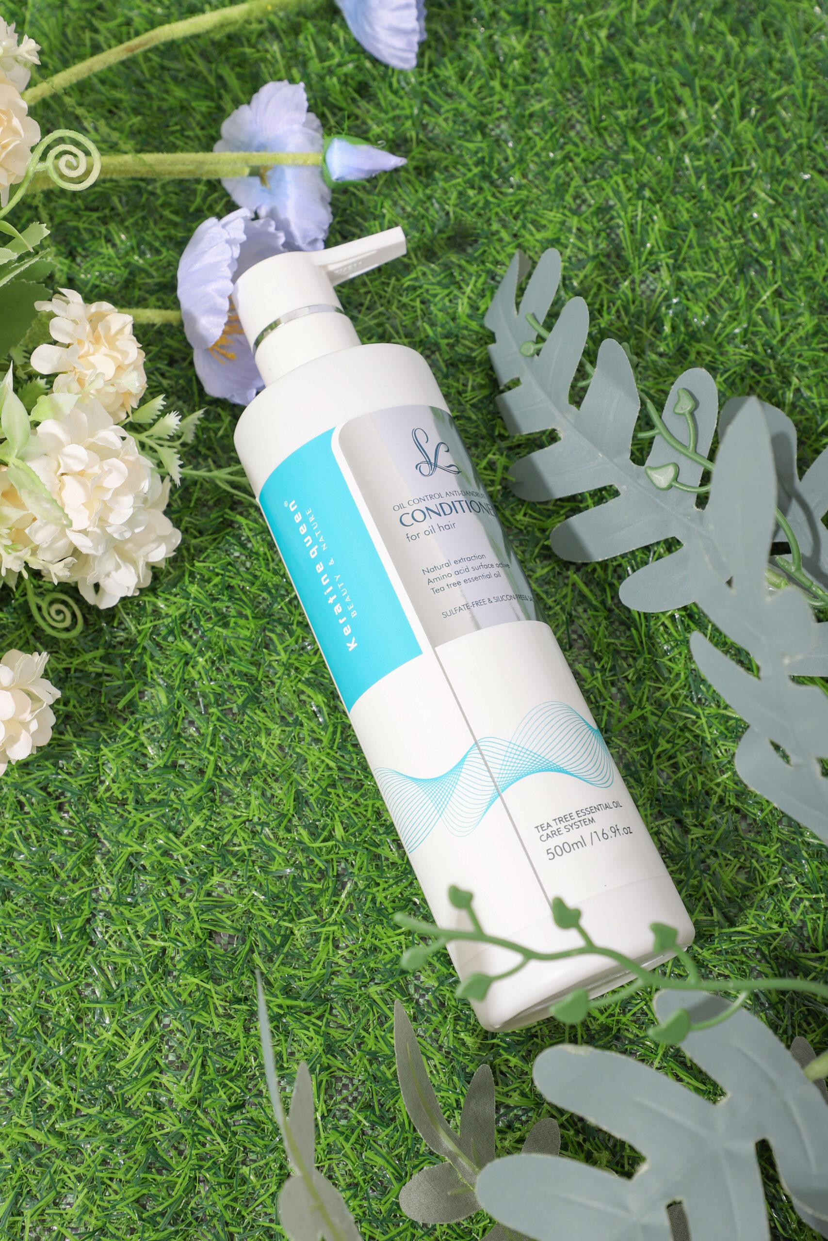 Keratine queen Oil Control Anti-Dandruff Tea Tree Oil Hair Care Set - Image 4