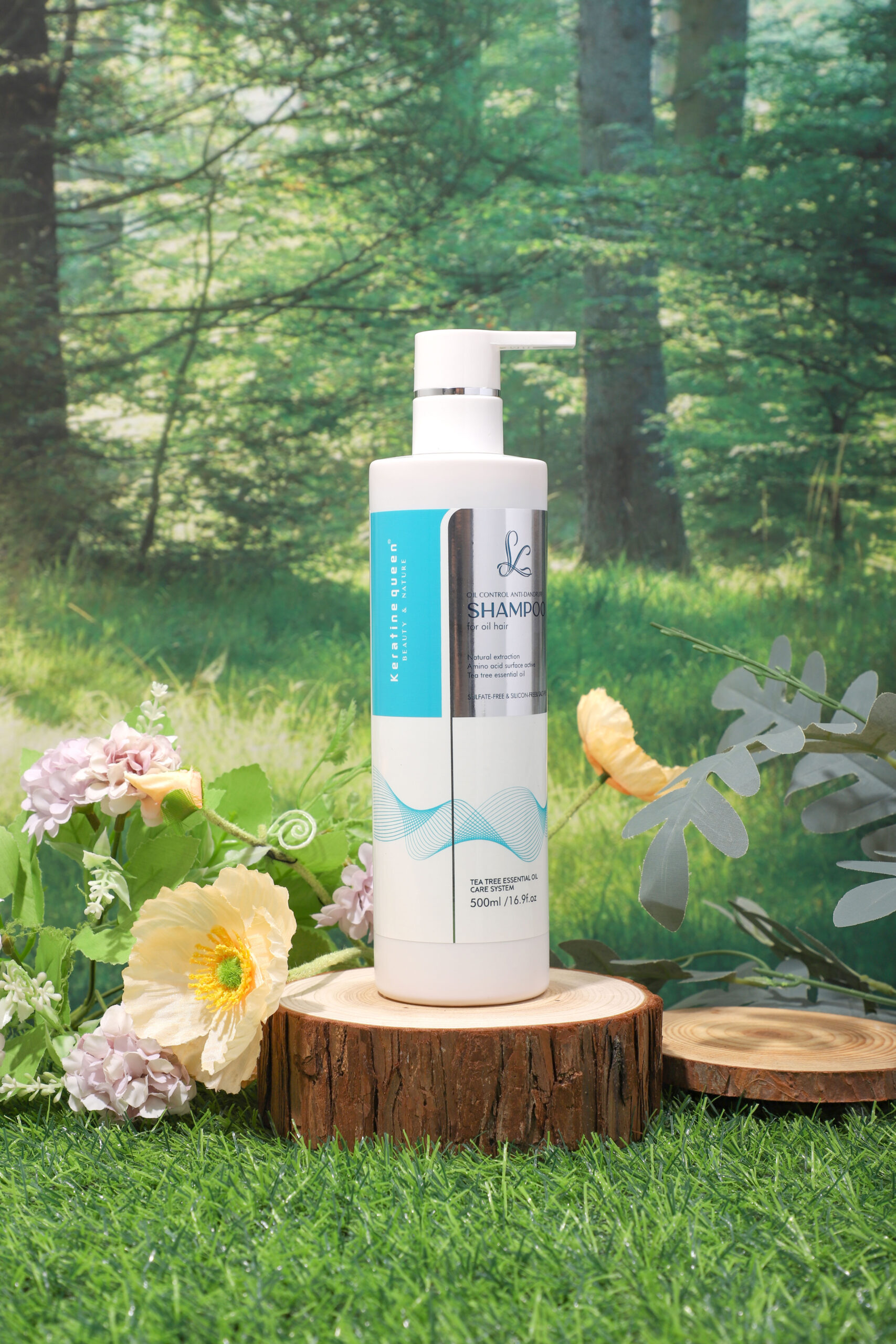 Keratine queen Oil Control Anti-Dandruff Tea Tree Oil Hair Care Set - Image 6