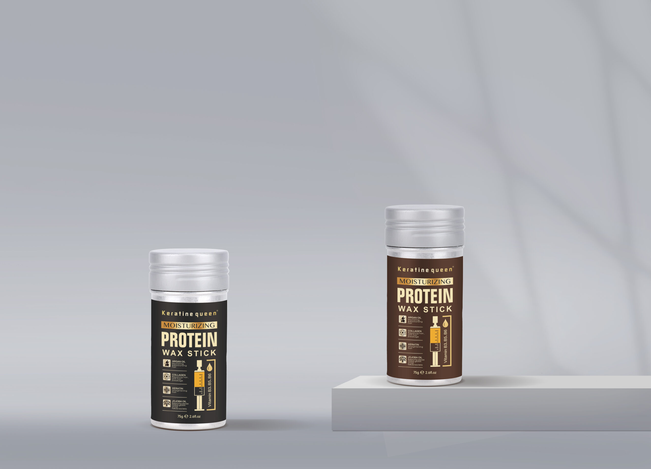 Keratine queen Keratin Argan Oil Hair Care Wax Stick - Image 11