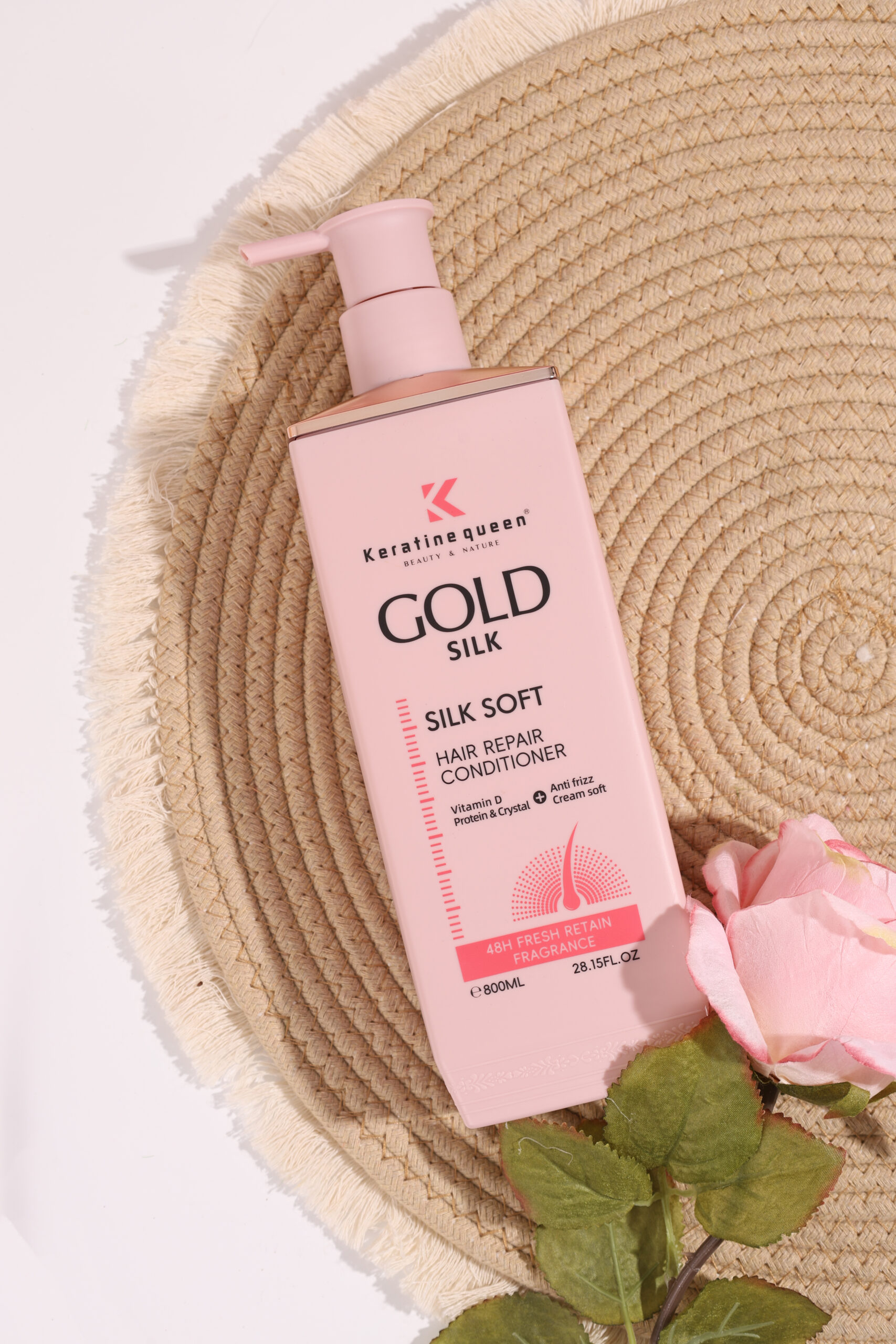 Keratine queen Silk Soft Hair Repair Care Set - Image 4