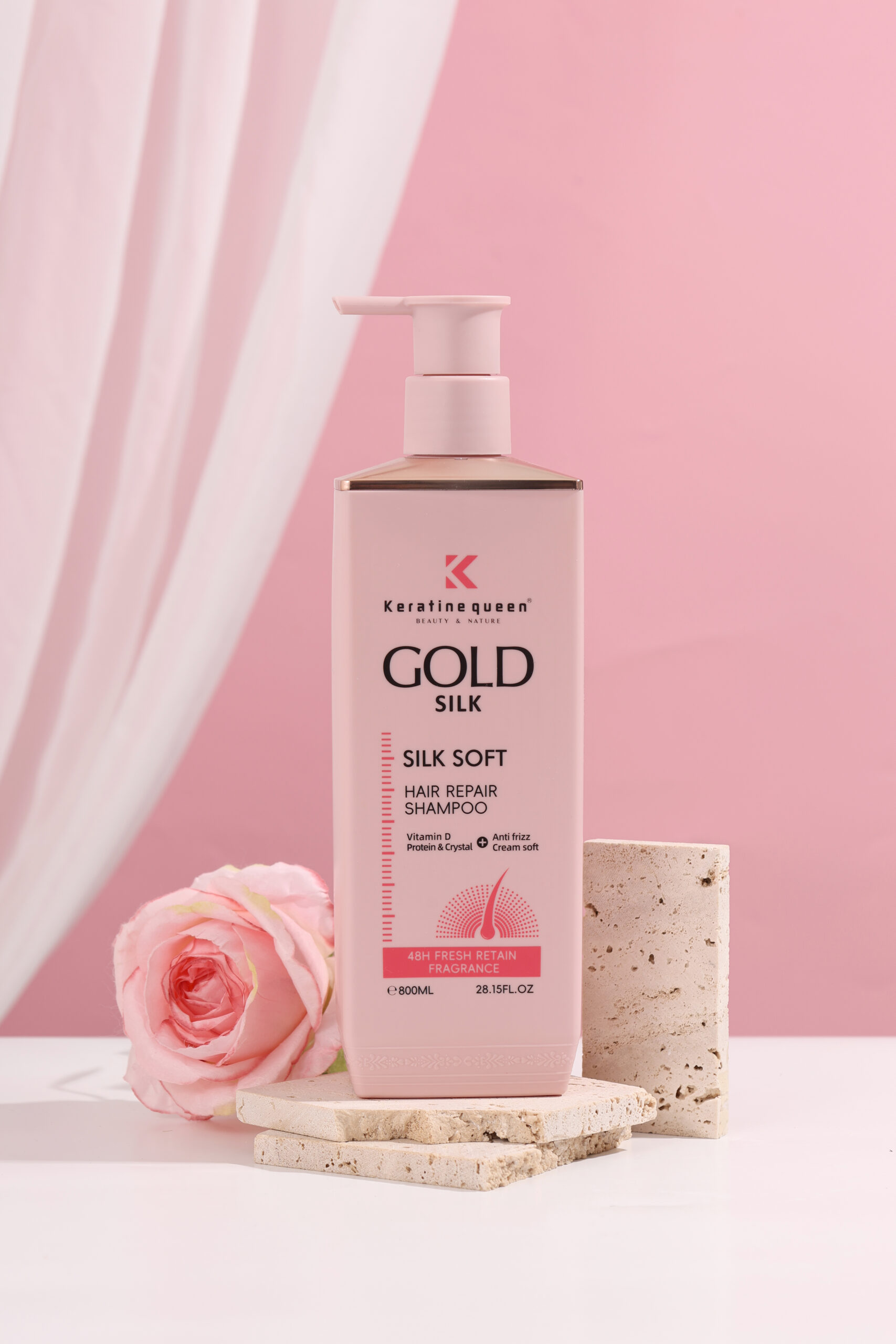 Keratine queen Silk Soft Hair Repair Care Set - Image 3