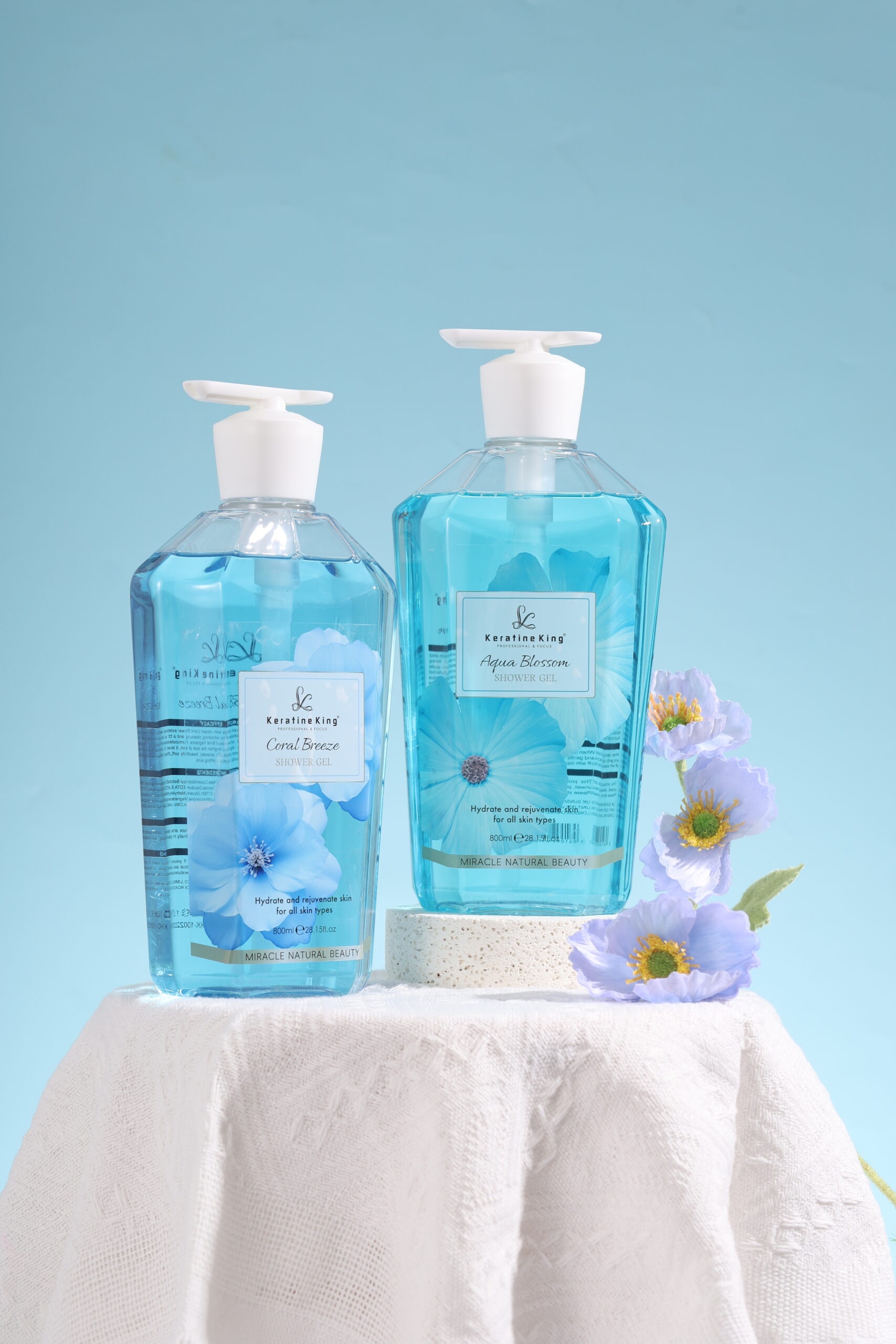 Keratine King Hydrate Moisturizing Natural Plant Based Body Wash - Image 4