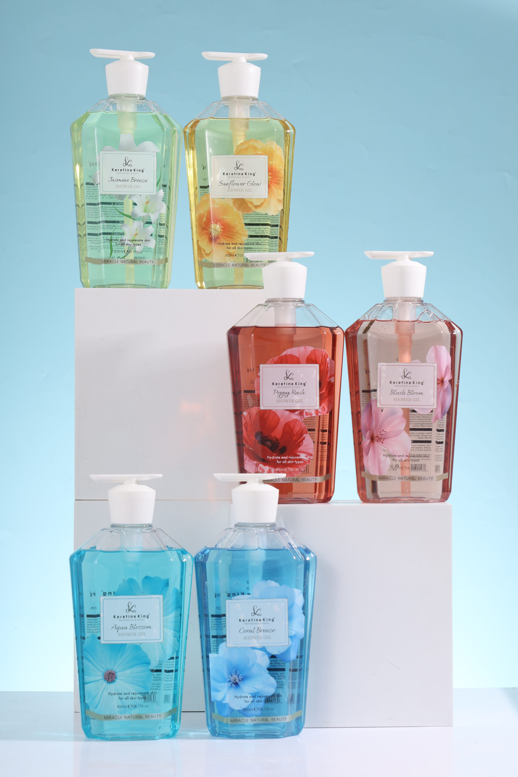 Keratine King Hydrate Moisturizing Natural Plant Based Body Wash - Image 2