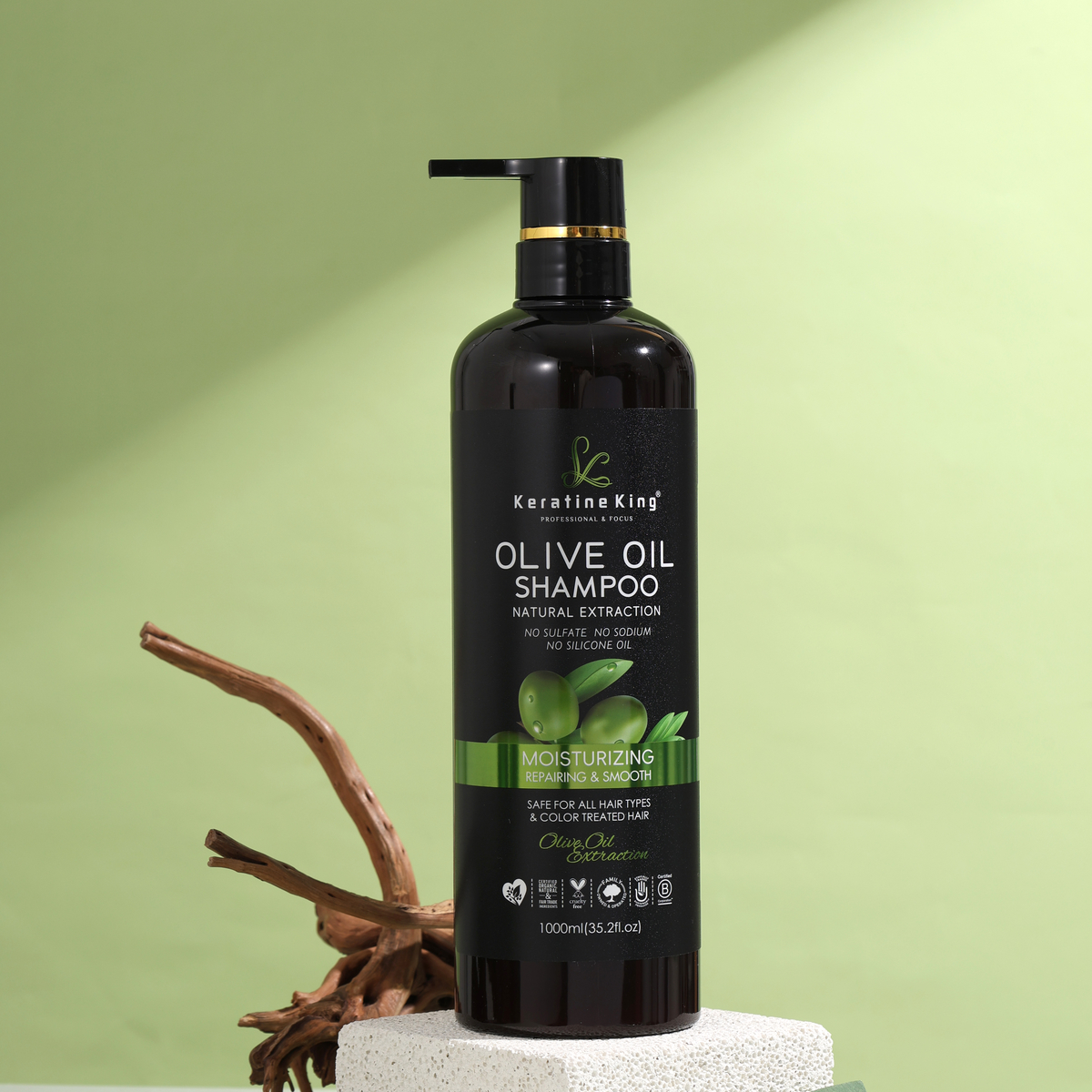 Olive Deeply Moisturizes Anti Hair Loss Hair Care Set - Image 2