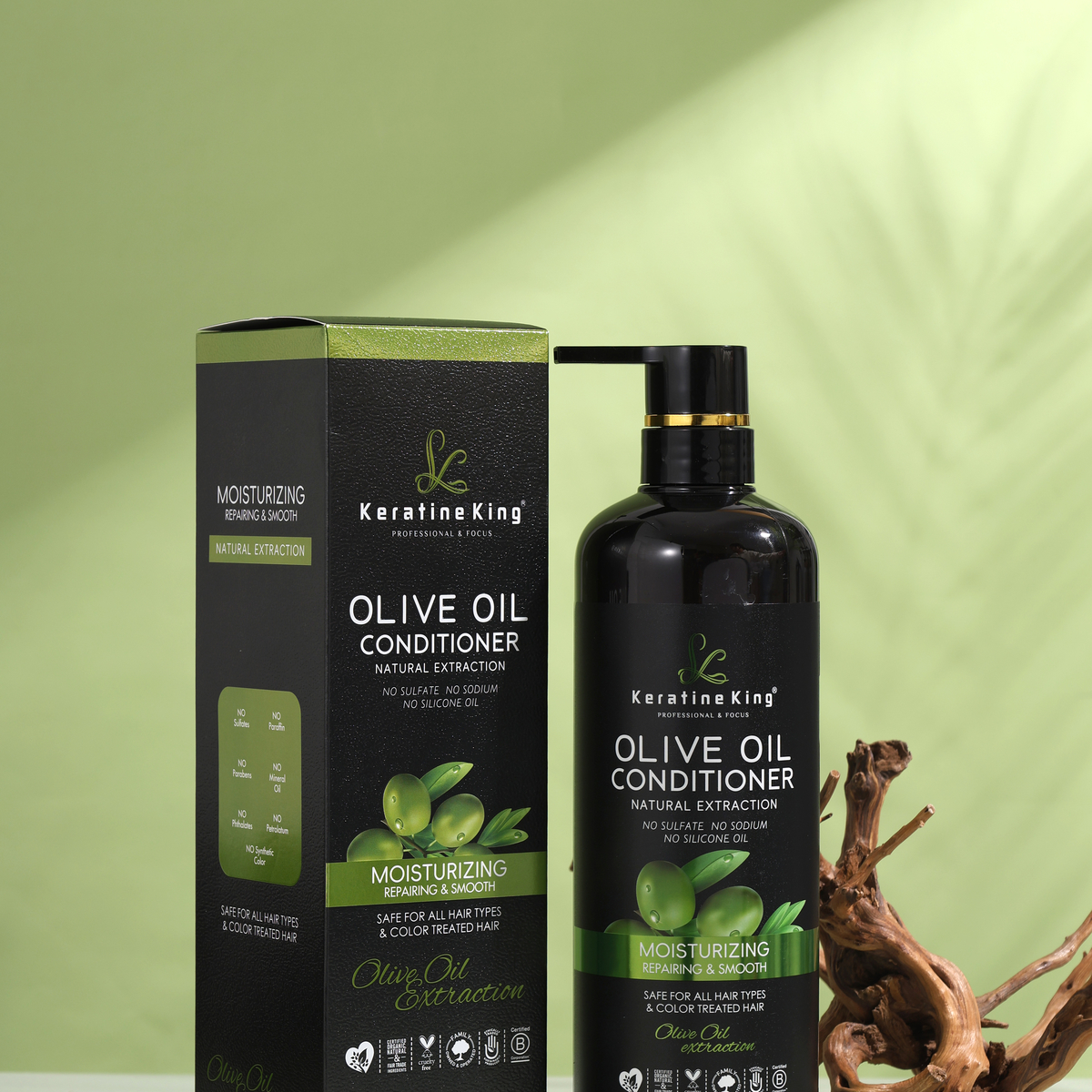 Olive Deeply Moisturizes Anti Hair Loss Hair Care Set - Image 3