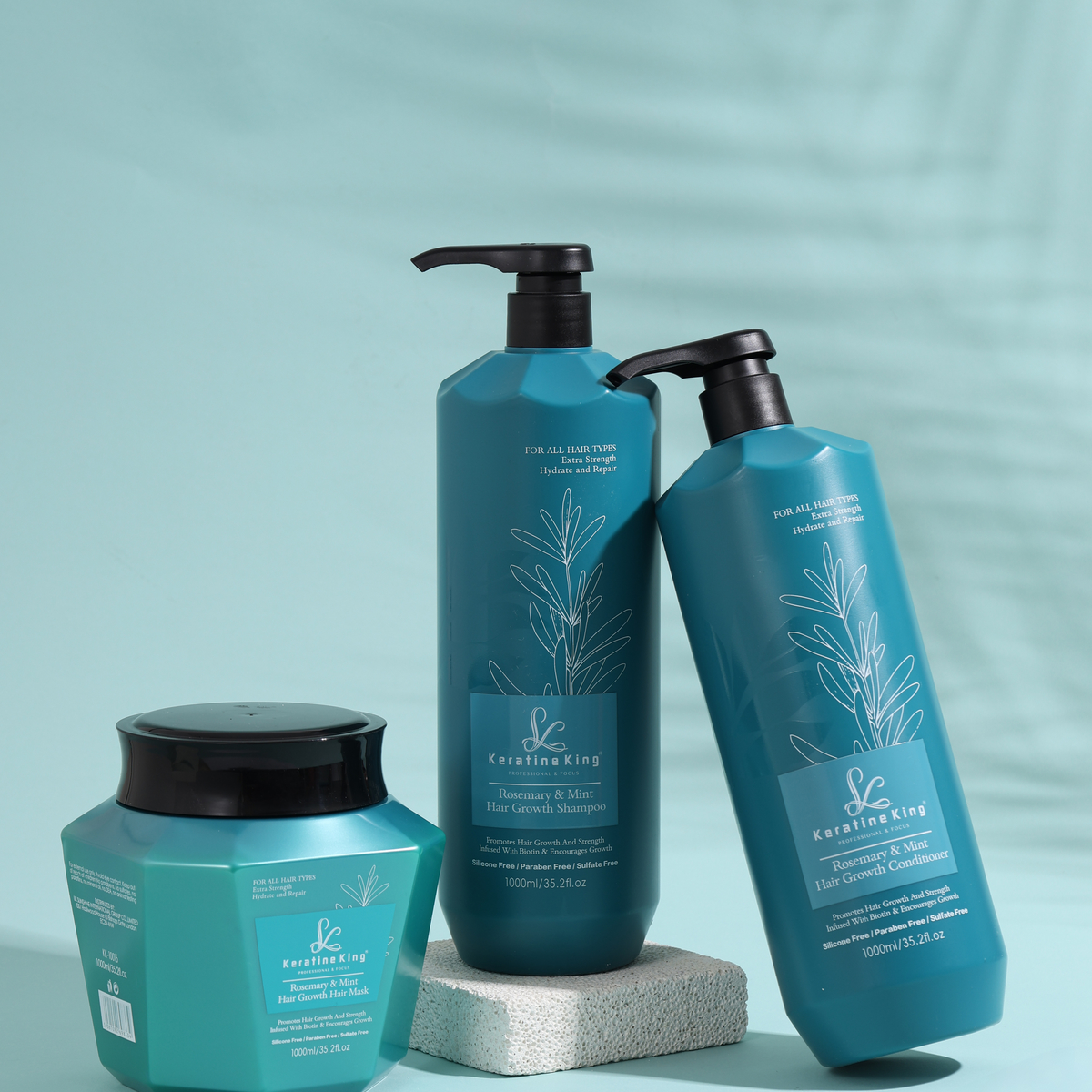 Rosemary & Mint Hair Growth Hair Care Set - Image 2