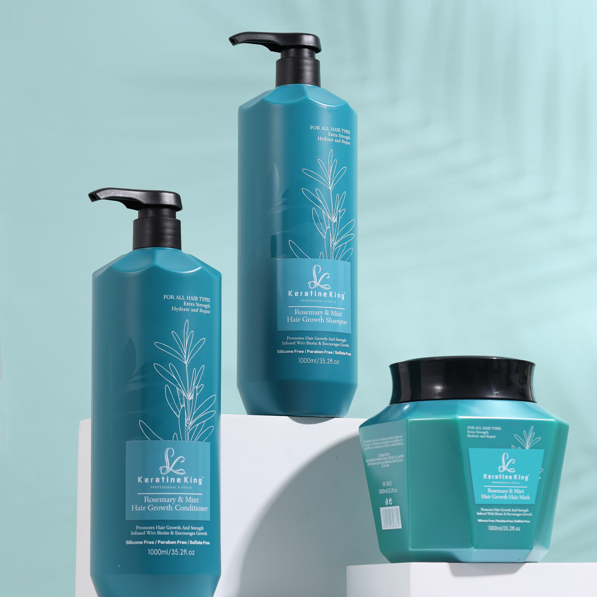 Rosemary & Mint Hair Growth Hair Care Set - Image 3