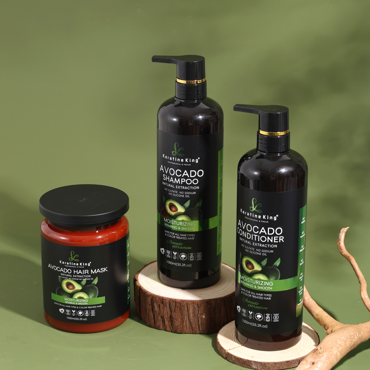 Avocado Moisturizes Repairs Damage Hair Care Set - Image 6