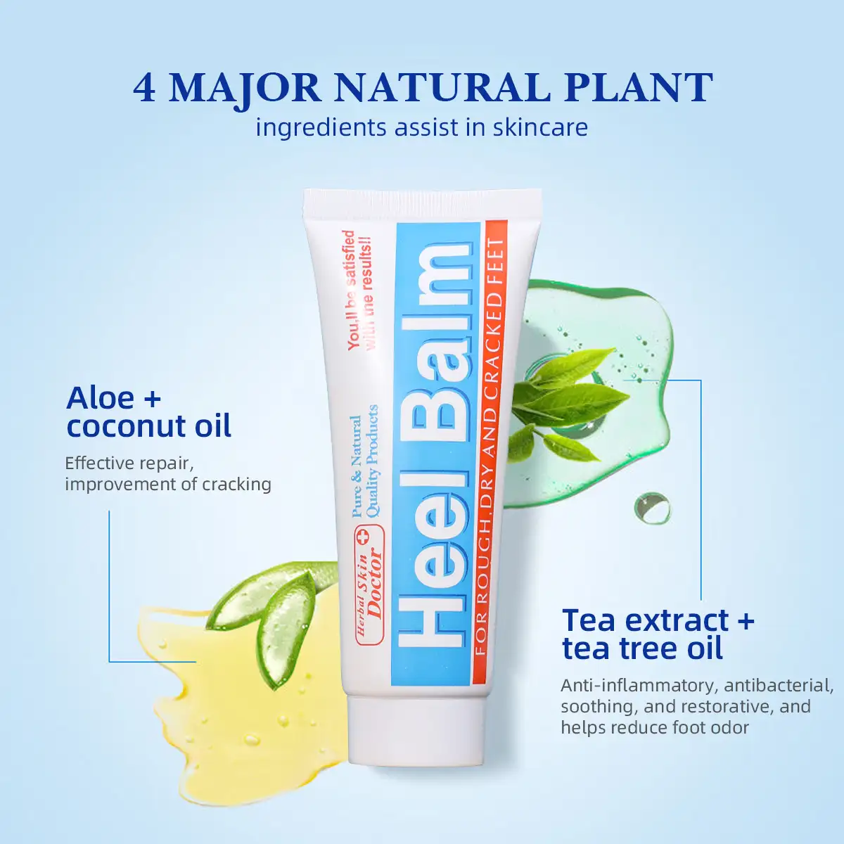Moisturizing Heel Balm for Dry, Rough & Cracked Heels - Image 3