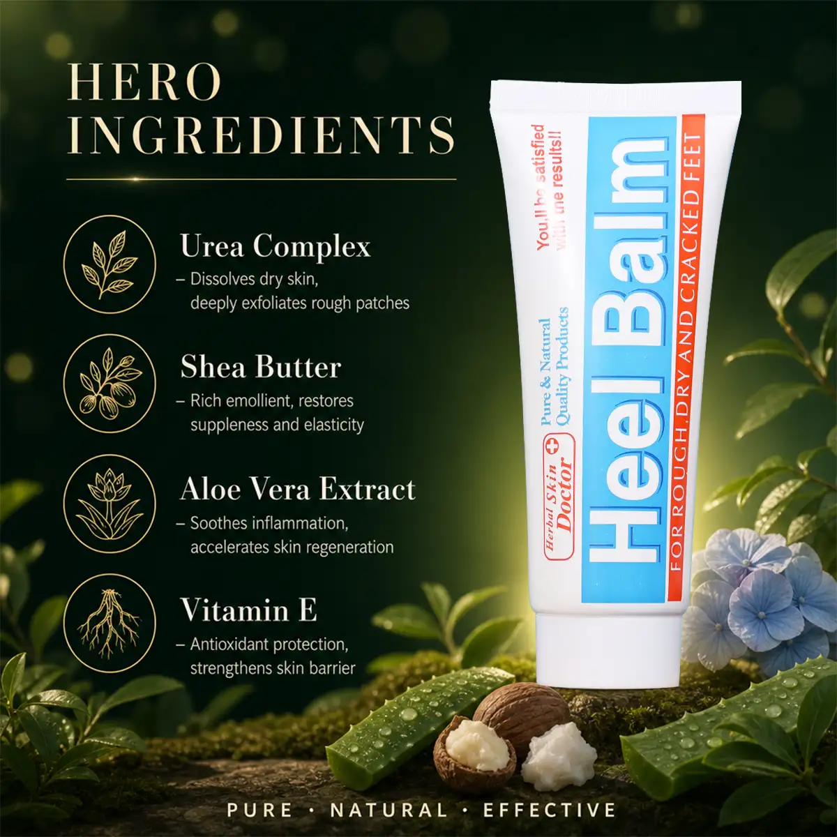 Moisturizing Heel Balm for Dry, Rough & Cracked Heels - Image 6
